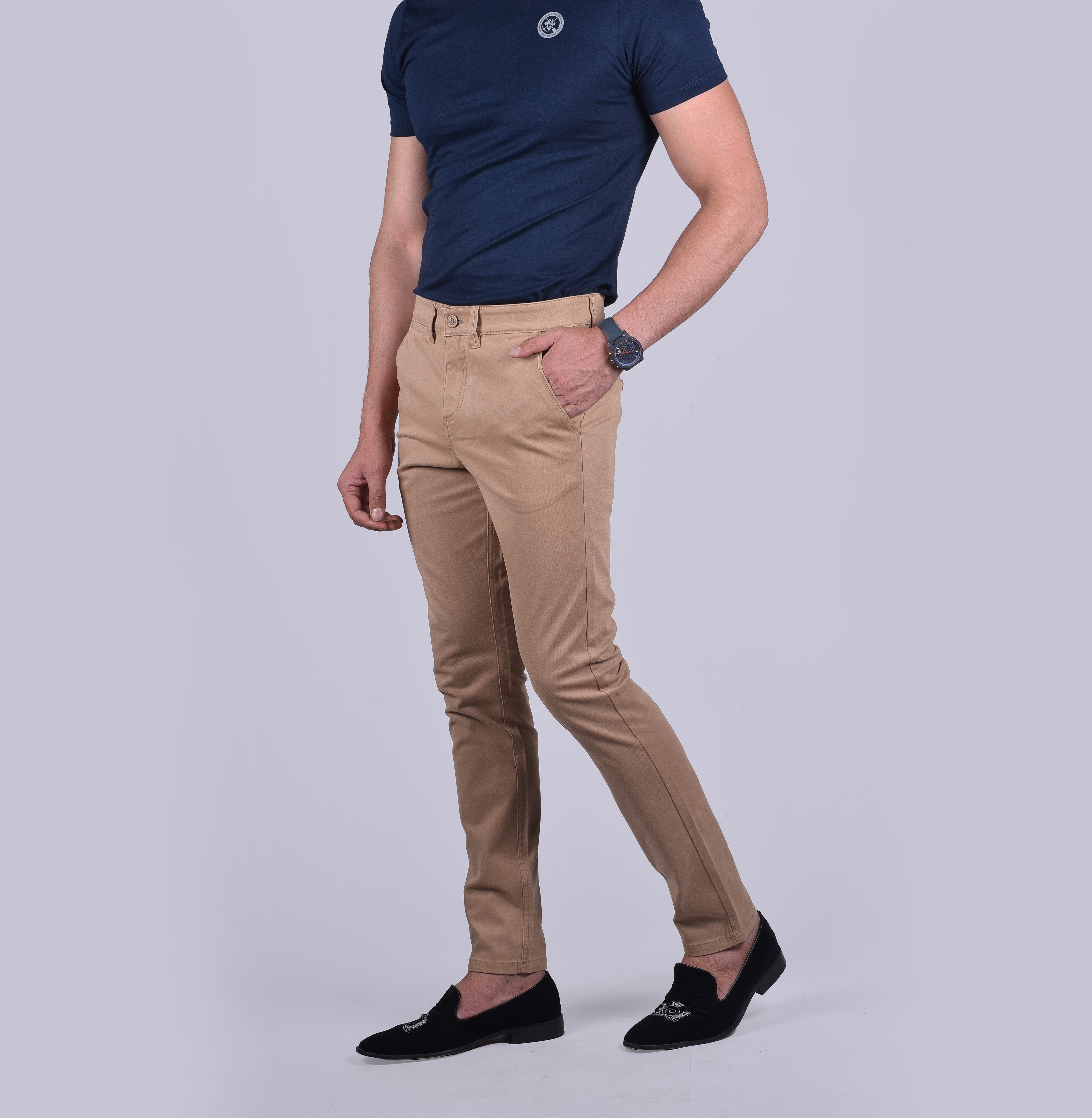 UBER URBAN Regular Fit Men Brown Trousers  Buy Khaki UBER URBAN Regular  Fit Men Brown Trousers Online at Best Prices in India  Flipkartcom