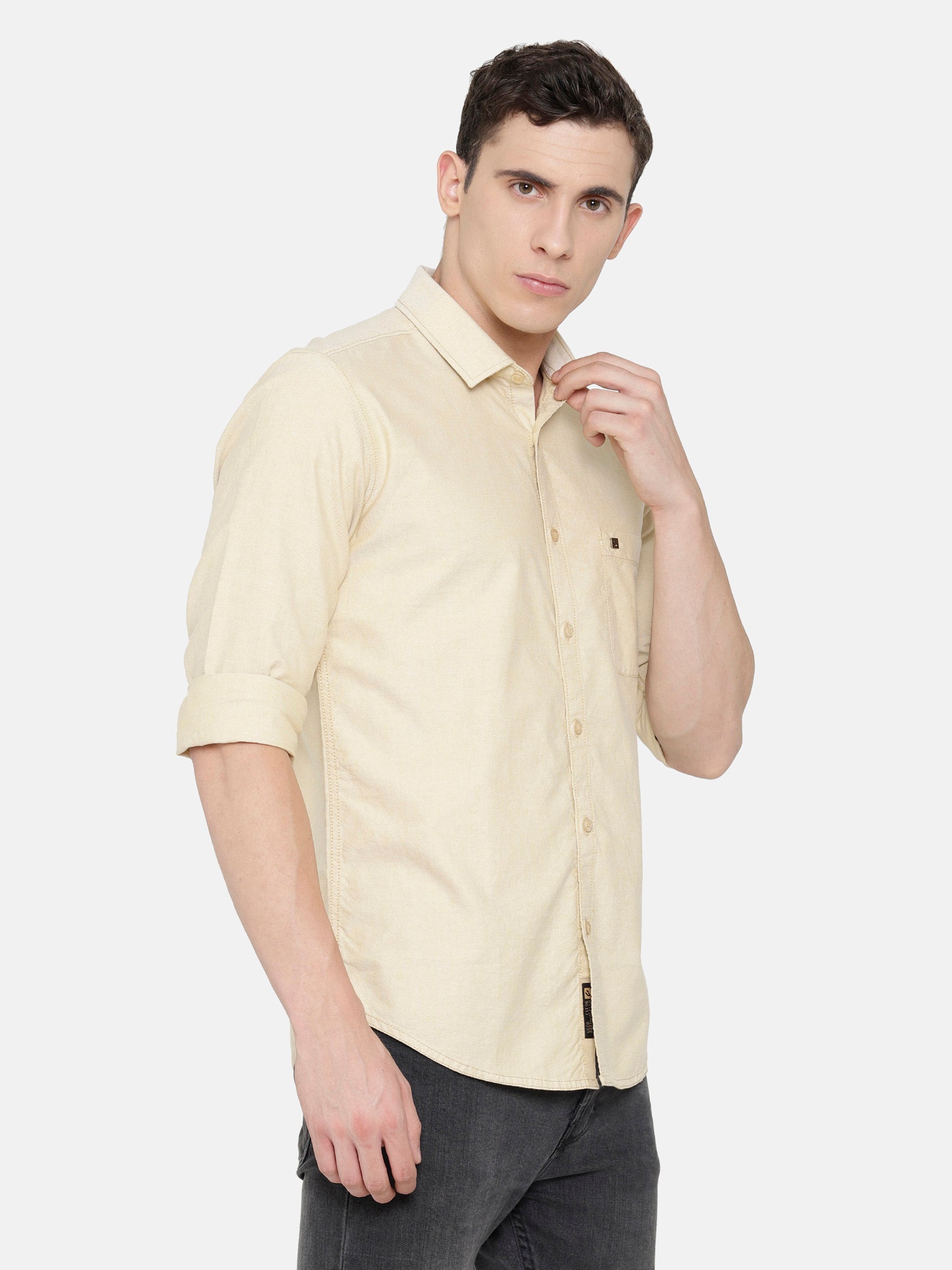 Beige 2025 oxford shirt