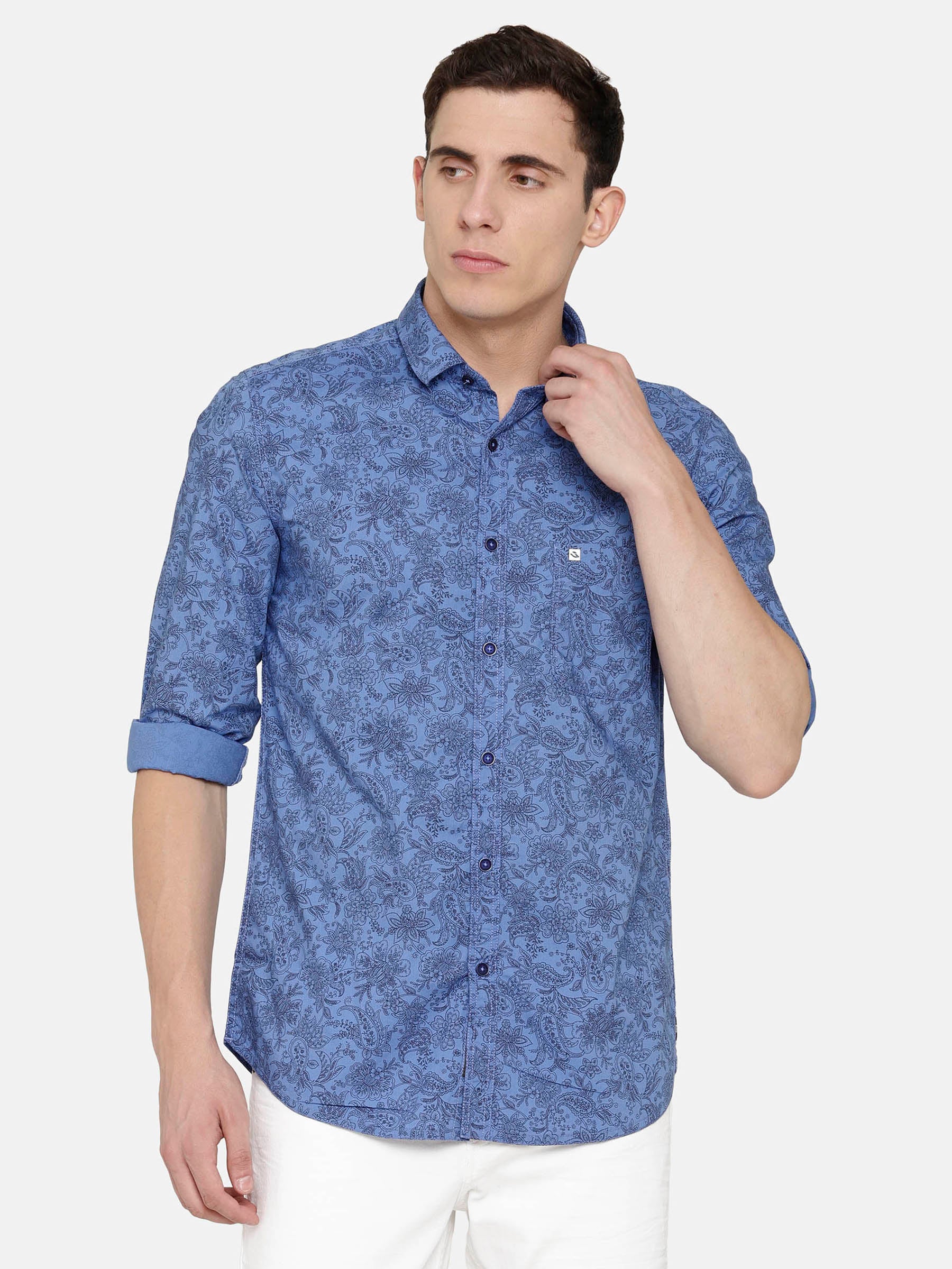 Buy Blue Shirts for Men by REPLAY Online | Ajio.com